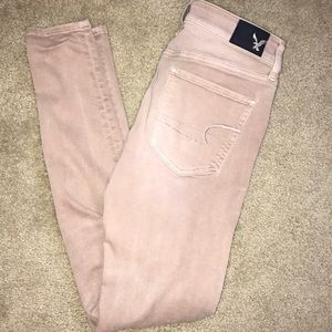 Light pink/nude  AE jeans
